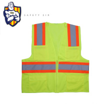 Luminous Reflecting Traffic Warning Zip Safety Vest